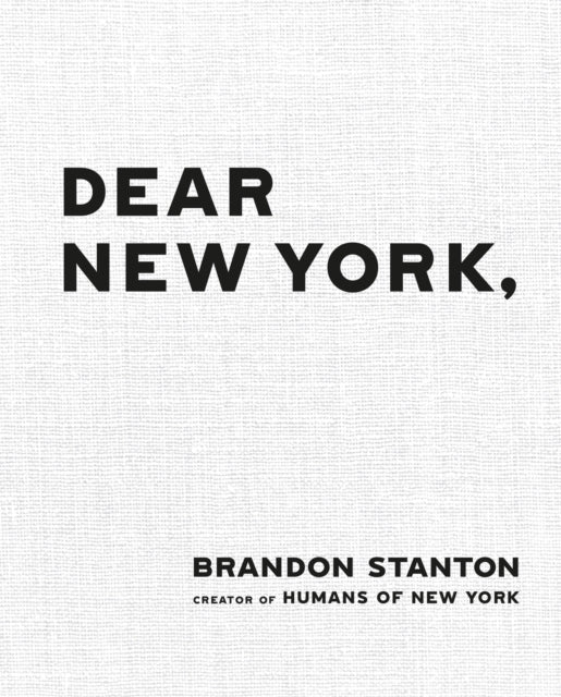 Dear New York 9781035085163 STANTON, BRANDON